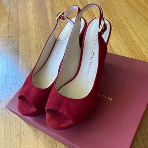 Sacha London, Red Heels size 9.5